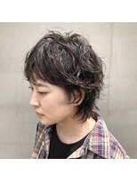 ヘアー アイス ルーチェ(HAIR ICI LUCE) ウルフヘア ウルフパーマ 無造作ヘア マッシュ ボーイッシュ