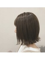 マウロア(MAULOA)&nbsp;“小顔ボブ 大人ボブ 人気ボブ カーキベージュ”中西英美子