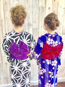 ヘアースペース ムーン(Hair Space MOON) ゆかたの着付けとヘアセットは岡山表町のヘアースペースムーンへ
