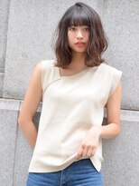 ロンド シャルム 吉祥寺(Lond charme) ロンド吉祥寺【千田大地】厚めバング無造作カール大人ボブ