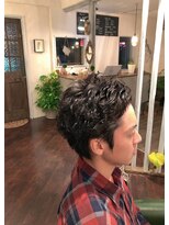 リンネ ヘアサロン(linne hairsalon) メンズくせ毛風ショートスタイル