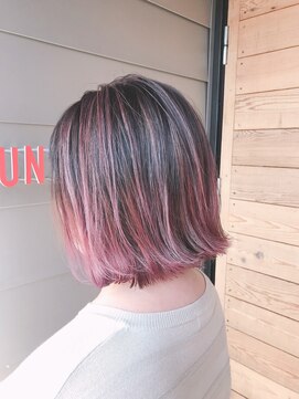 オレンジ カウンティ(ORANGE COUNTY) ピンクバレイヤージュカラー