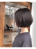 レザーラウンドボブ