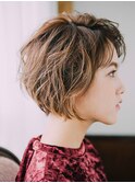 くしゃウェットショートボブ/20代/30代/40代/50代/西阿知/イオン