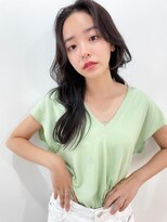 ジーナ 名駅(XENA.) 《xena/中島》韓国人の様な顔まわり+ブルーグレージュ