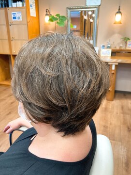 ヘアー メープル(hair maple) アッシュ系ダブルカラー