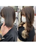 プルエクステでイメチェン！！ロングヘアインナーカラー！
