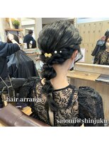 ワット 新宿店 結婚式/編み下ろし/パーティーヘアセット