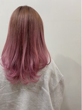 エニー ココ ヘアー(ANY.coco HAIR) ピンク×ピンクグラデーション