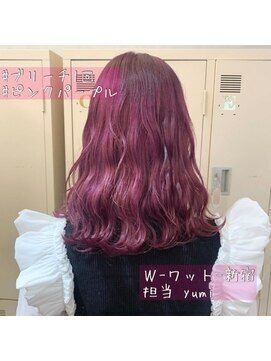 ワット 原宿店(W) 【W-ワット-原宿店】ラズベリーピンク