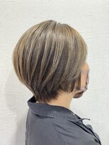 ジェービーヘア 稲毛(jb hair)&nbsp;大人かわいいグレージュデザインカラーシルキーベージュ【稲毛】