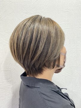 ジェービーヘア 稲毛(jb hair) 大人かわいいグレージュデザインカラーシルキーベージュ【稲毛】