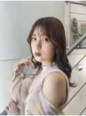 シルキーベージュ×グレージュカラー【髪質改善/縮毛矯正】