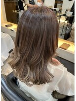 アージェガーデン(AGEE GARDEN) くびれヘア☆ハイライト×バニラベージュ/チョコレートブラウン