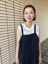 ソーイ(sowi)&nbsp;【sowi 依田】 ぷつっとボブ×ハイトーンベージュ