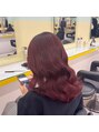 ウィル 横浜(WILL) red brown♪ケアブリーチありなしwカラー理想のアイドル赤髪◎