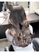 ワン バイ ジエクト(One by The Ect)&nbsp;【レイヤーロング】シルキーベージュミルクティーアッシュカラー