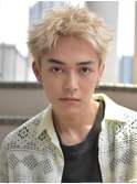 ニュアンスパーマアッシュブラックウルフ波巻きスパイラル渋谷