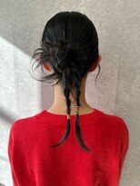 アース 三軒茶屋店(HAIR&MAKE EARTH) 三軒茶屋_レディース_ロング_ヘアアレンジ_ヘアセット_パーティ_