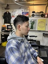 メリケンバーバーショップ フクオカ(MERICAN BARBERSHOP FUK)&nbsp;メンズカットマッシュパーマカルマパーマフェードツーブロック