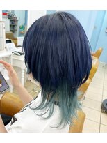 シャルティア(SHALLTIA) クラゲウルフ【山口市美容室】【山口市ハイトーンカラー】