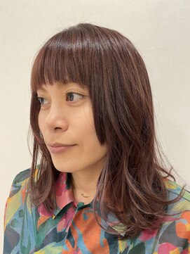 ハナ ビューティーヘアー(hana.) 春っぽピンクカラー