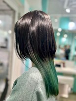 マティーナ ヘアー 池袋(Matina hair)&nbsp;【クラゲヘア×インナーグリーン】20代30代40代50代