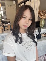 アトリエ エス atelier es HAIRDESIGN&nbsp;抜け感ロング/レイヤーカット/顔周りレイヤー/韓国ロング/透明感