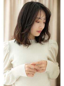 カバーヘア 上尾西口店(COVER HAIR) グレージュカラーオンブレ抜け感ウェットヘアY上尾20代30代40代