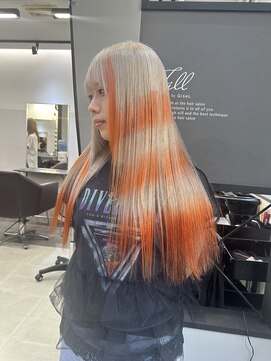 ジルバイジゼル(JILL by GiseL) K_ミルクティーベージュダブルカラーインナーカラーケアブリーチ