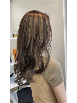 ゴウトゥデイシェアサロン 町田店(GO TODAY SHAiRE SALON) コントラストハイライト×ミルクティー