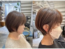 チェスト 姫路店(CHEST)の雰囲気（白髪ぼかしカラー、ショートカットも好評です。）