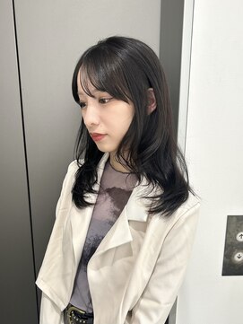 ユーフォリア 渋谷グランデ(Euphoria SHIBUYA GRANDE) レイヤーカット　くびれ巻き　顔まわりカット