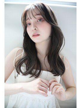 フィガロ ミーナ 東生駒店(FIGARO MINA) ゆるウェーブ×セミロング