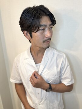 ロンドアベニール 北千住(Lond avenir) men's/メンズ/メンズカット/韓国/黒染/ブルーブラック/