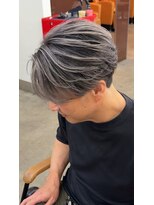 リップス 吉祥寺店 (LIPPS)&nbsp;ホワイトシルバーアッシュバレイヤージュセンターパート