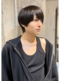 王道ナチュラルストレートマッシュ表参道