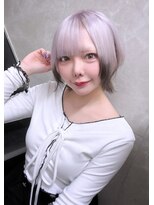 カプセル シンジュク(CAPSULE)&nbsp;☆CAPSULE☆エンドカラーブラックウルフカット　ボブレイヤー
