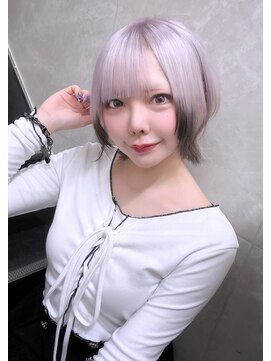 カプセル シンジュク(CAPSULE) ☆CAPSULE☆エンドカラーブラックウルフカット　ボブレイヤー