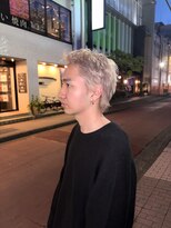 ミュー(Mu)&nbsp;ブロンドショート　メンズカット