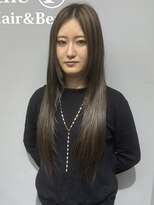 ヘアーアンドビューティーザ エフ(Hair Beauty the F)&nbsp;地毛風シールエクステ×ナチュラルロング