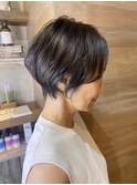 ショート　ボブ　ウルフ　ブリーチ　レイヤーカット森田【二条】