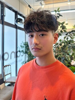 メンズカノエ 岡山店(Men's CANOE)の写真/【高柳/当日予約OK】周りと差がつくメンズパーマをご提案！ツイスパ/スペインカール/スパイラル