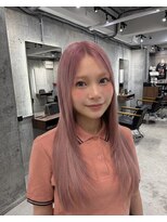 オルズ 渋谷(ALLZ)&nbsp;渋谷/ハイトーン/ケアブリーチ/ダブルカラー/渋谷/ペールピンク