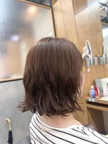カイノ なんばエキカン店(KAINO)&nbsp;オレンジブラウン×ニュアンスボブ