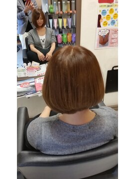 ブリリアントヘアー 下関長府(brilliant hair) 乾かすだけでまとまるツヤツヤボブ♪