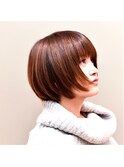 スッキリ ショートボブ