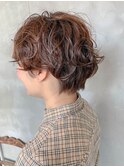 short(マッシュショート、パーマ、丸みショート)