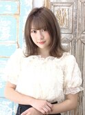 かわいい外はねくびれヘア