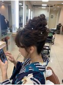 20代30代40代/お団子風アップセット/浴衣/成人式/卒業式